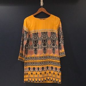 J. Crew Patterned Shift Dress
